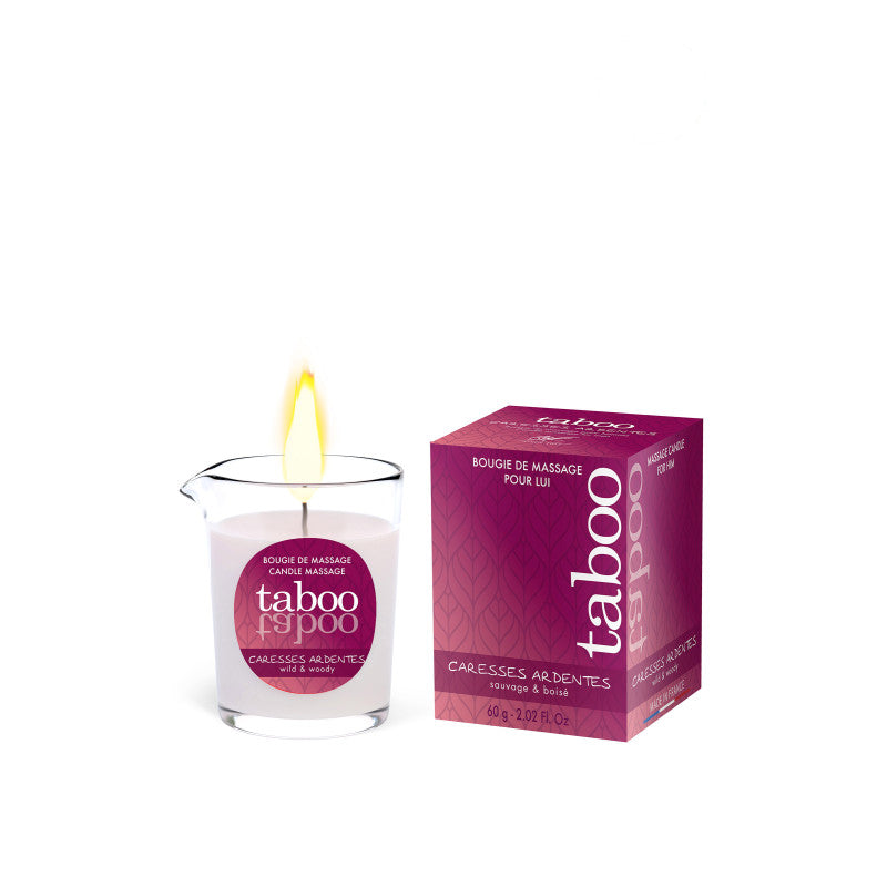 Ruf Taboo For Him Caresses ardentes – Bougie de massage parfum fougère, 60 g – photo 1