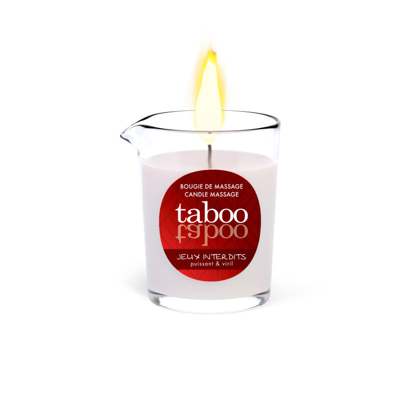 Ruf Taboo for Him Jeux interdits – Bougie de massage pour homme, senteur lichen – photo 3