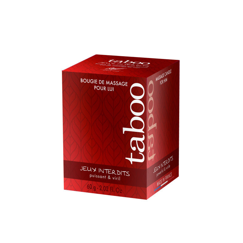 Ruf Taboo for Him Jeux interdits – Bougie de massage pour homme, senteur lichen – photo 2