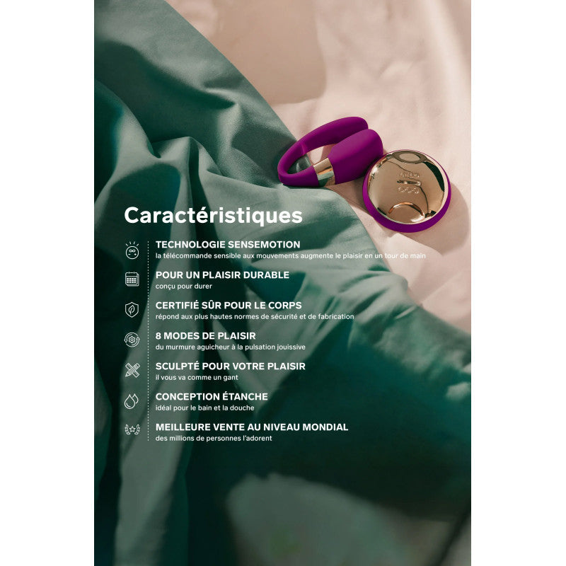 Lelo Tiani 3 – Stimulateur pour couple télécommandé, silicone, étanche – photo 8