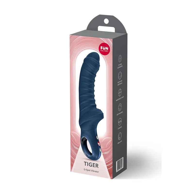 Fun Factory Tiger – Vibromasseur flexible nervuré, point G et prostate – photo 2