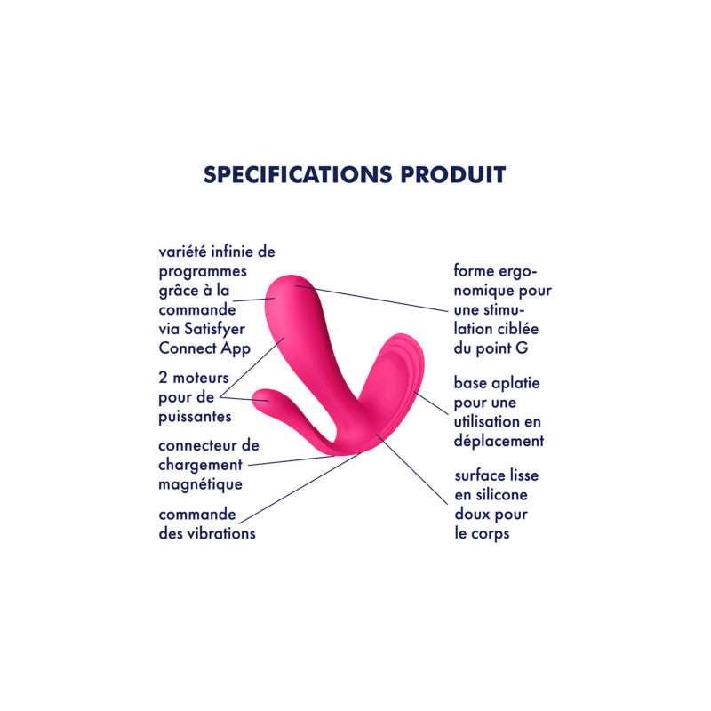 Satisfyer Top Secret + – Vibromasseur portable 3 en 1, point G, clitoris et anal – photo 6
