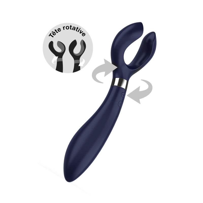 Satisfyer Endless Fun bleu – Vibromasseur multifonction flexible, 100 programmes – photo 5