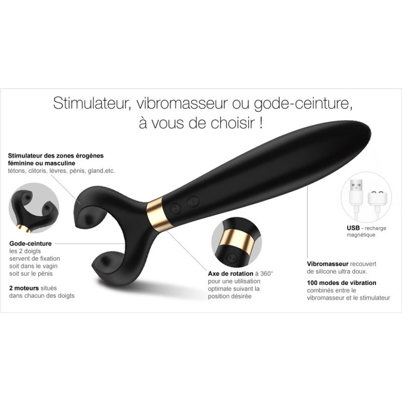 Satisfyer Endless Fun noir – Vibromasseur multifonction flexible, 100 programmes – photo 9