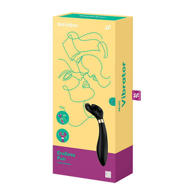 Satisfyer Endless Fun noir – Vibromasseur multifonction flexible, 100 programmes – photo 2